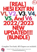 [REAL] HESI EXIT RN V1, V2, V3, V4, V5, And V6 2022/2023 NEW UPDATED!!!! (BUNDLE)