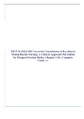 TEST BANK FOR Varcarolis' Foundations of Psychiatric Mental Health Nursing: A Clinical Approach 9th Edition by Margaret Jordan Halter, Chapter 1-36 | Complete Guide A+