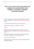 WGU C211 EXAM LATEST 2022-2023 EXAM 300 REAL EXAM QUESTIONS AND CORRECT ANSWERS (VERIFIED ANSWERS)|AGRADE