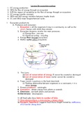 Biology Chapter 26 - Ecosystem Ecology