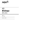 AQA-74012-W-MS AS Biology Paper 7401/2 Mark scheme 