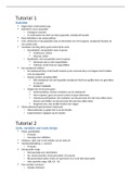 Samenvatting tutorials MAT15303 Statistics 1