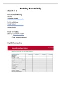 Samenvatting  Marketing accountibility