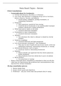 Study Guide for Esthetics Theory Exam