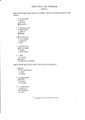 ASL Trueway Unit 6 Worksheet Complete Solution (Test Questions Exam_ANSWERED)