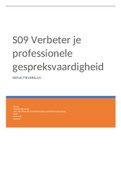  s09 Verbeter je professionele gespreksvaardigheid 