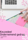 Keuzedeel ondernemend gedrag