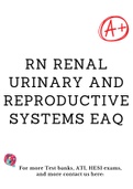 RN Renal Urinary and Reproductive Systems EAQ