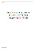 HESI RN EXIT EXAM - V1 (Questions & Answers) Latest Update SCREENSHOTS 2023