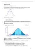 Samenvatting normaalverdeling