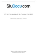 ATI RN Pharmacology – Proctored Final