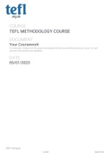 TEFL (TEFL.org) -  Unit 2 Methodology Assessment