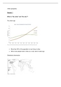 Volledige samenvatting Urban Geography /  Urban Social Geography 2022-2023