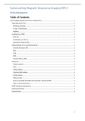 Samenvatting Magnetic Resonance Imaging OP2.2 (jaar 2 periode 2)