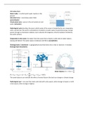 Physical hydrology samenvatting