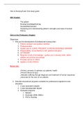 NURS 300 study guide for exam 1