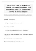 POSTGANGLIONIC SYMPATHETIC NERVE TERMINAL BLOCKERS AND MONOAMINE OXIDASE INHIBITORS - HYPERTENSION