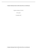 Essay Cognitie & Gedrag (201500054) (8.6)