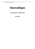 Samenvatting hoorcolleges Psychometrie en Besliskunde 2022/2023