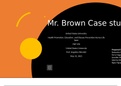 FNP 590 Mr. Brown Case Study 65 Year Old African American with Increased heartburn 2022