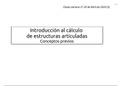 Introducción al Cálculo de Estructuras (Conceptos previos)