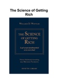 Samenvatting The Science Of Getting Rich 2023