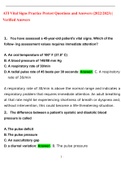ATI Vital Signs Practice Pretest Questions and Answers (2022/2023) |Verified Answers