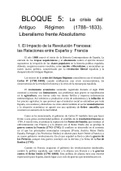 LA CRISIS DEL ANTIGUO RÉGIMEN (1788-1833)