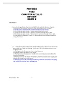 PHYSICS 1653 CHAPTER 6,7,8,13 REVIEW EXAM 2