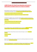 AORN Periop 101 Final Exam Questions and Answers (2022/2023) (Verified Answers by Expert):complete Course NURSING Institution Chamberlain College Of Nursng AORN Periop 101 Final Exam Questions and Answers (2022/2023) (Verified Answers by Expert):complete 