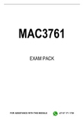 MAC3761 EXAM PACK 2023