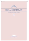 HESI A2 VOCABULARY HESI A2 LATEST VERSION (with all subjects)