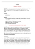 BTEC Applied Science: Unit 2 Calorimetry 