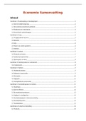 Algemene economie basisprincipes samenvatting Commerciële Economie Fontys Eindhoven jaar 1