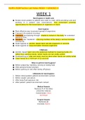 NURS 2528Practice Lab Notes. GRADED A