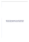 HESI RN Pharmacology 2022 V2 Exam & Study Guide