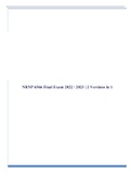 NRNP 6566 Final Exam 2022 / 2023 | 2 Versions in 1