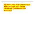 NURS 6630N Palo Alto Cortex XSOAR Exam 2022 with complete Questions and Answers