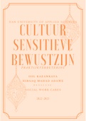 Scriptie Social Work HAN: Culturele sensitieve bewustzijn 2022-2023