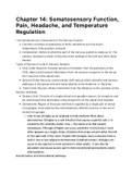 Chapter 14 Somatosensory Function, Pain, Headache, and Temperature Regulation