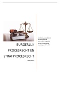 Samenvatting Burgerlijk- en strafprocesrecht 