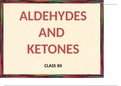 Aldehydes and Ketones 