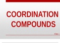 Coordination Compounds