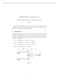 ES196 - Statics and Structures - Week 7 Practise Questions and Solutions - University of Warwick