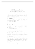 ES196 - Statics and Structures - Week 5 Practise Questions and Solutions - University of Warwick