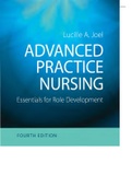 ADVANCED PRACTICE NURSING Essentials for Role Development FOUR TH FULLCOMPLETE  EDITIONEDITION