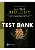 Campbell Biology 2nd Canadian Edition Plus Mastering Biology 2nd Ed By Jane B. Reece – Test Bank