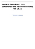 Hesi Exit Exam RN V2 2021 Screenshots and Review Questions ( 160 Q&A )