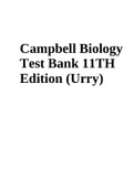 Campbell Biology Test Bank 11TH Edition (Urry) 