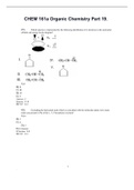 CHEM 161a Organic Chemistry Part 19.